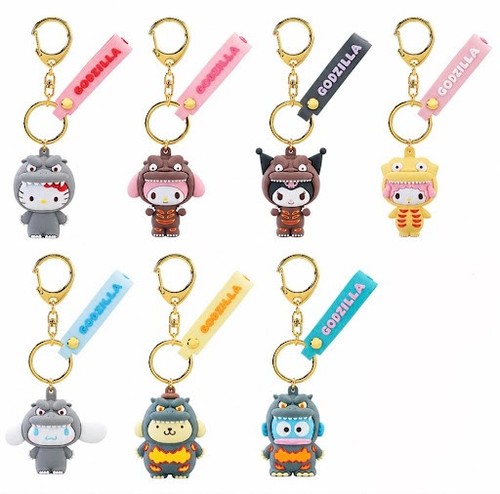 Portachiavi sanrio godzilla - portachiavi,